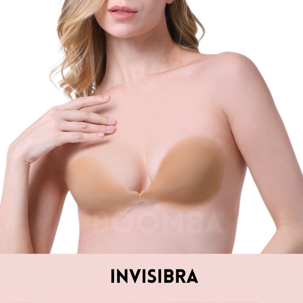 (Brand new) Nu bra nubra invisible bra strapless Nu bra silicon Nu bra  reusable Nu bra washable Nu bra backless nubra push-up nubra adhesive Nu  bra
